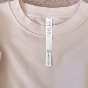 Lululemon athletica Perfectly Oversized Crewneck sweatshirt puff pink size 6